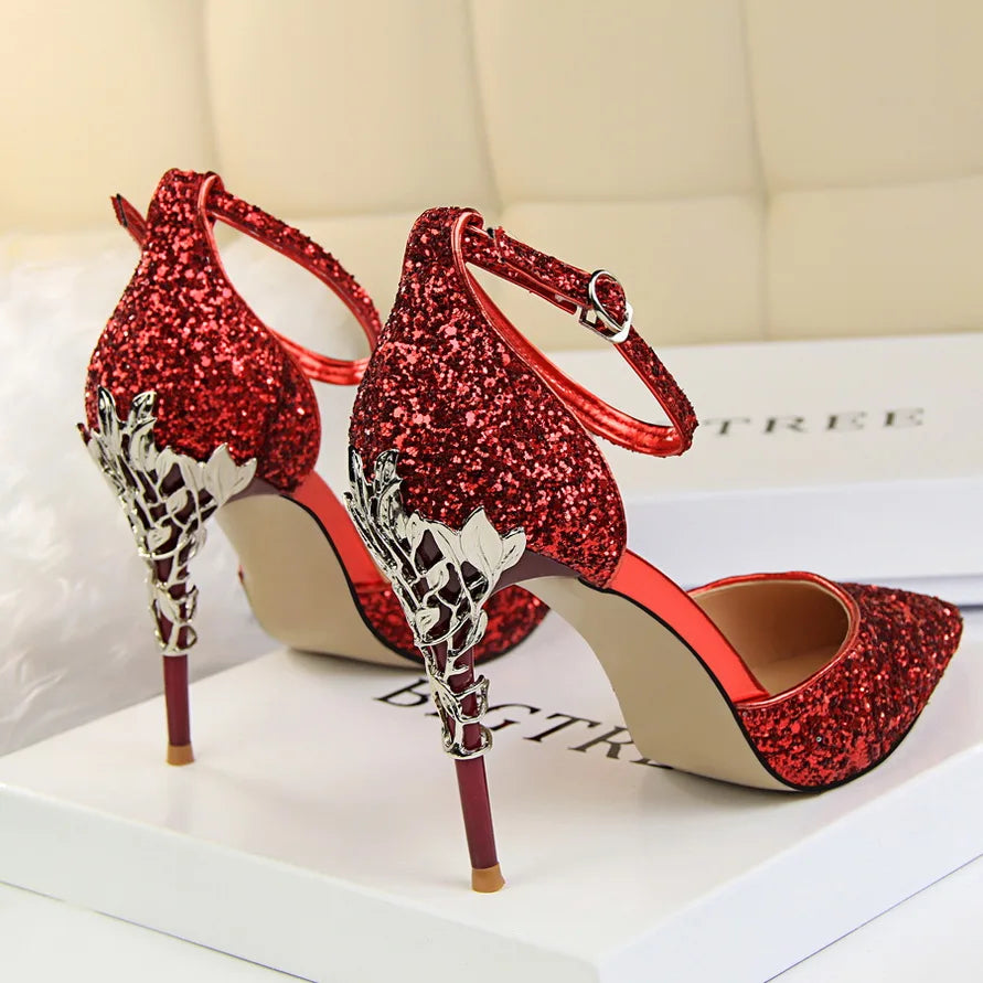 High Heels Bling Sandals Lady