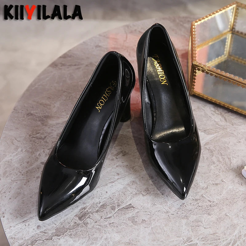 Women's Pumps 7.5cm round