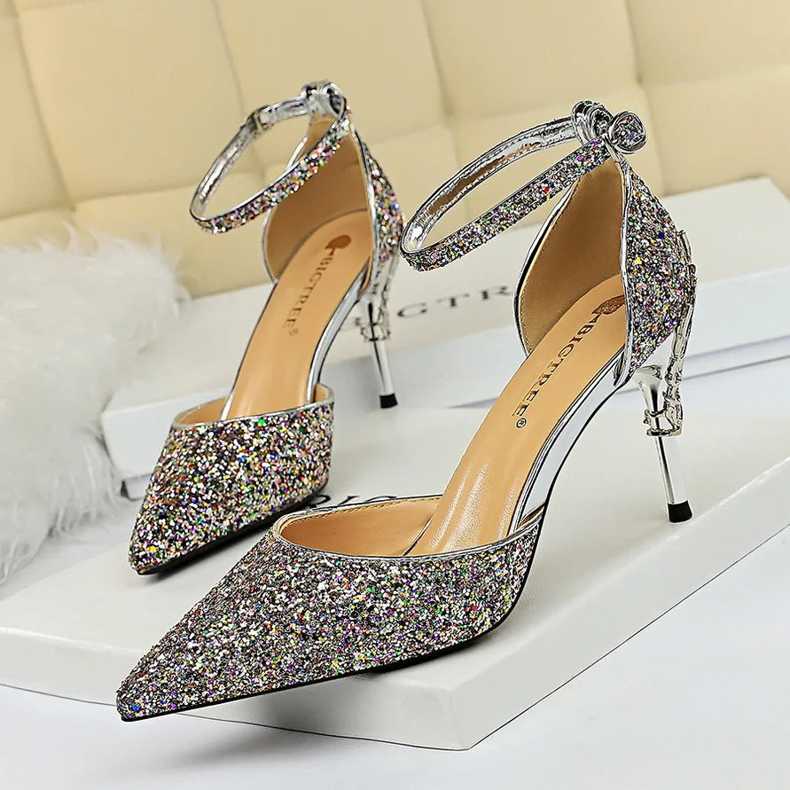 High Heels Bling Sandals Lady