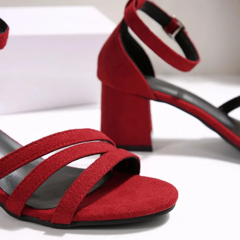 Block Heel Sandals Women's