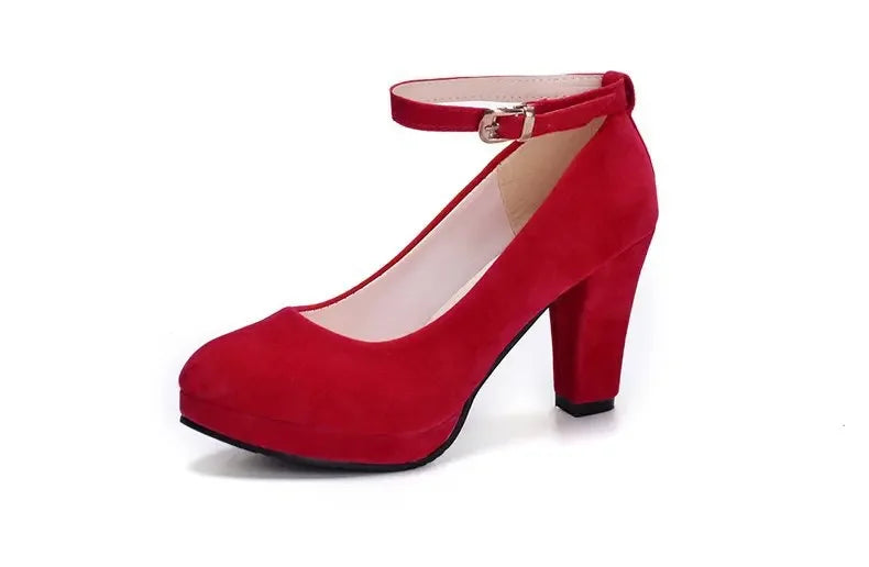 Spring Women Pumps Flock