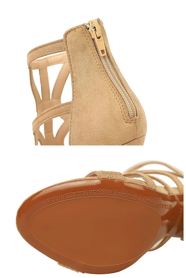 Roman style Thin High Heels