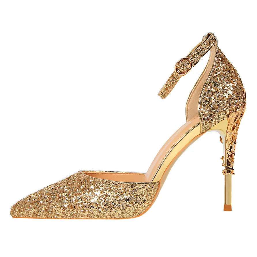 High Heels Bling Sandals Lady