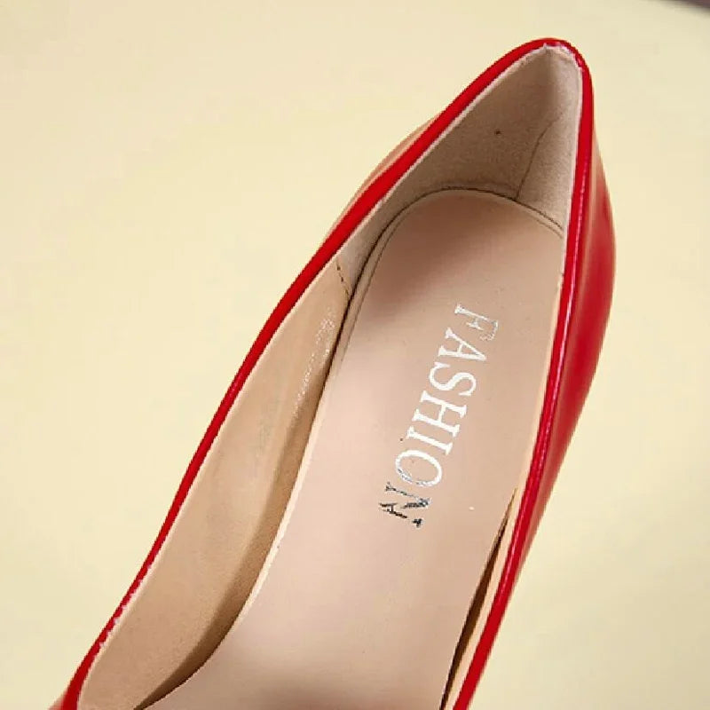 Women Shoes Red High Heels