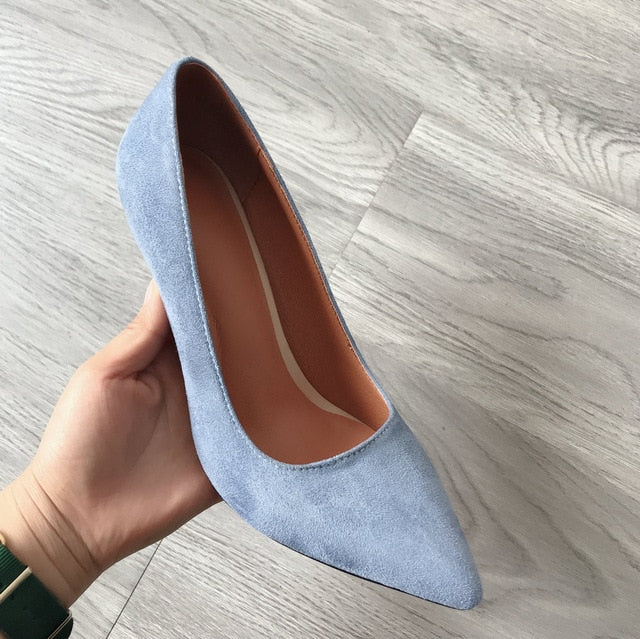 Woman Pointed Toe Spike Heels