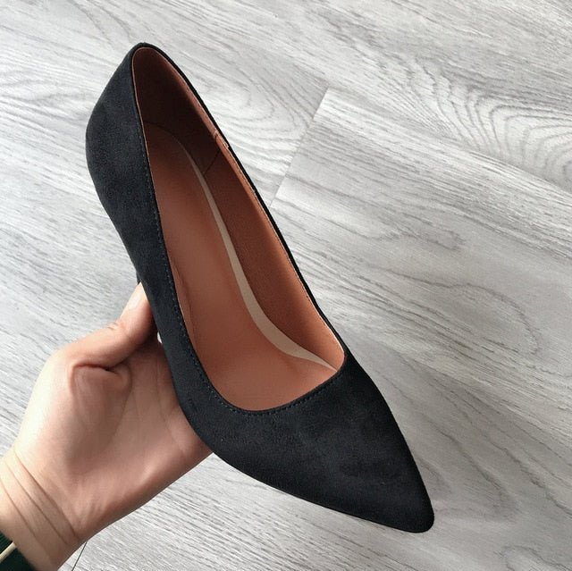 Woman Pointed Toe Spike Heels