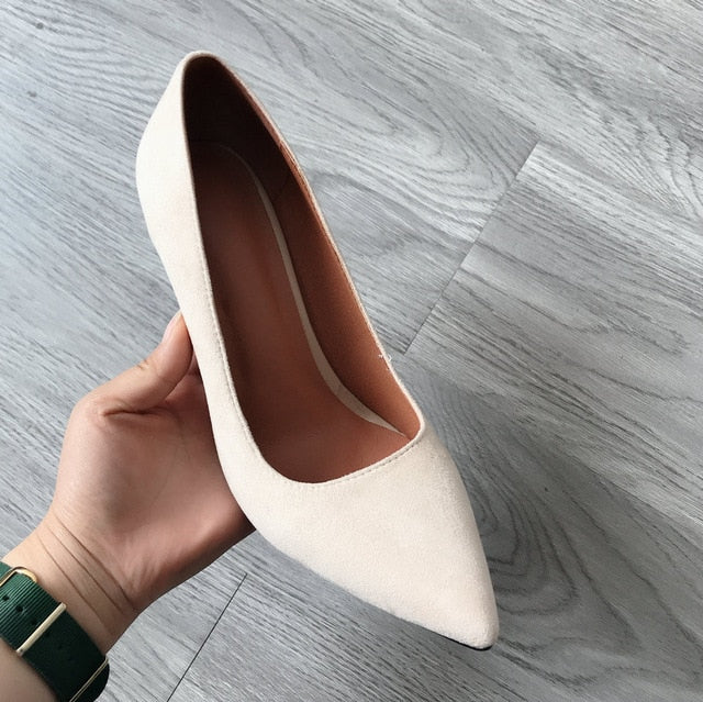 Woman Pointed Toe Spike Heels