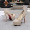 Gold High Heels