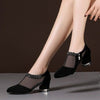 Women Pointed Toe Thick Heels