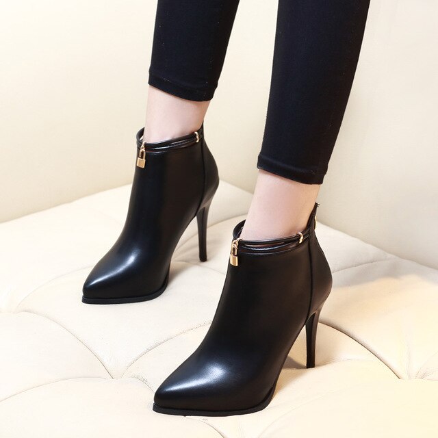 Fashion Party Dress Thin Heel