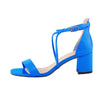 Leather Simple Square High Heel