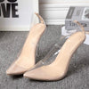 Summer Plastic Transparent Pumps