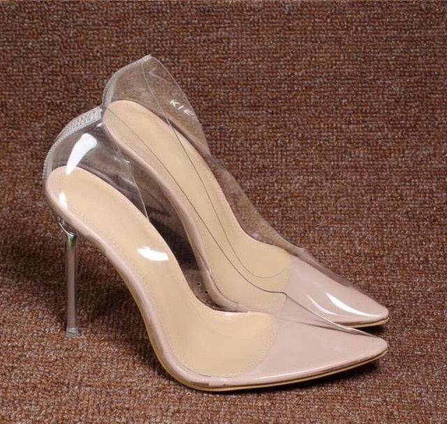 Summer Plastic Transparent Pumps