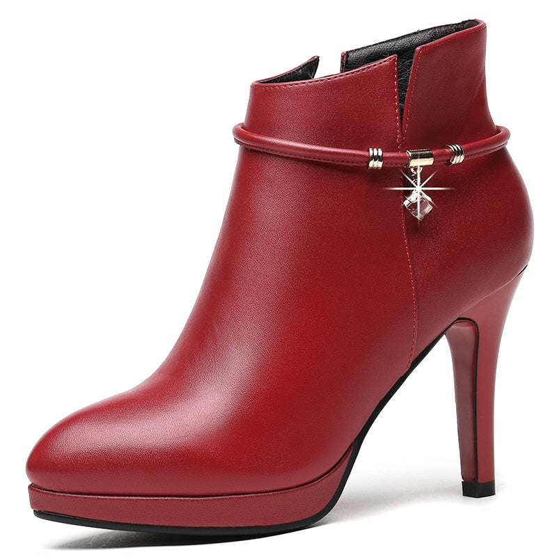 Sexy Red Thin High Heels