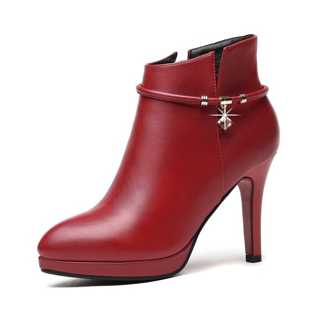 Sexy Red Thin High Heels