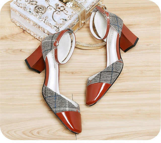 Sexy Women Square Heel