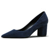 Women Basic Square Heels