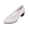 Black Basic Square Heeled Pumps