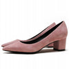 Pointed Toe Big Size Square Heels