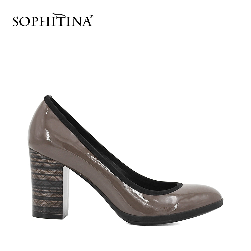 Elegant Genuine Leather Pumps